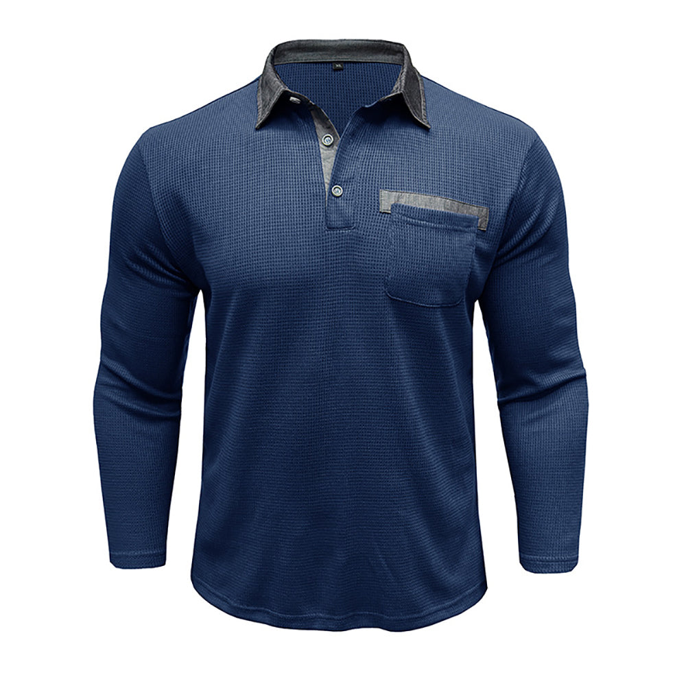Men Polo Collar T-shirt