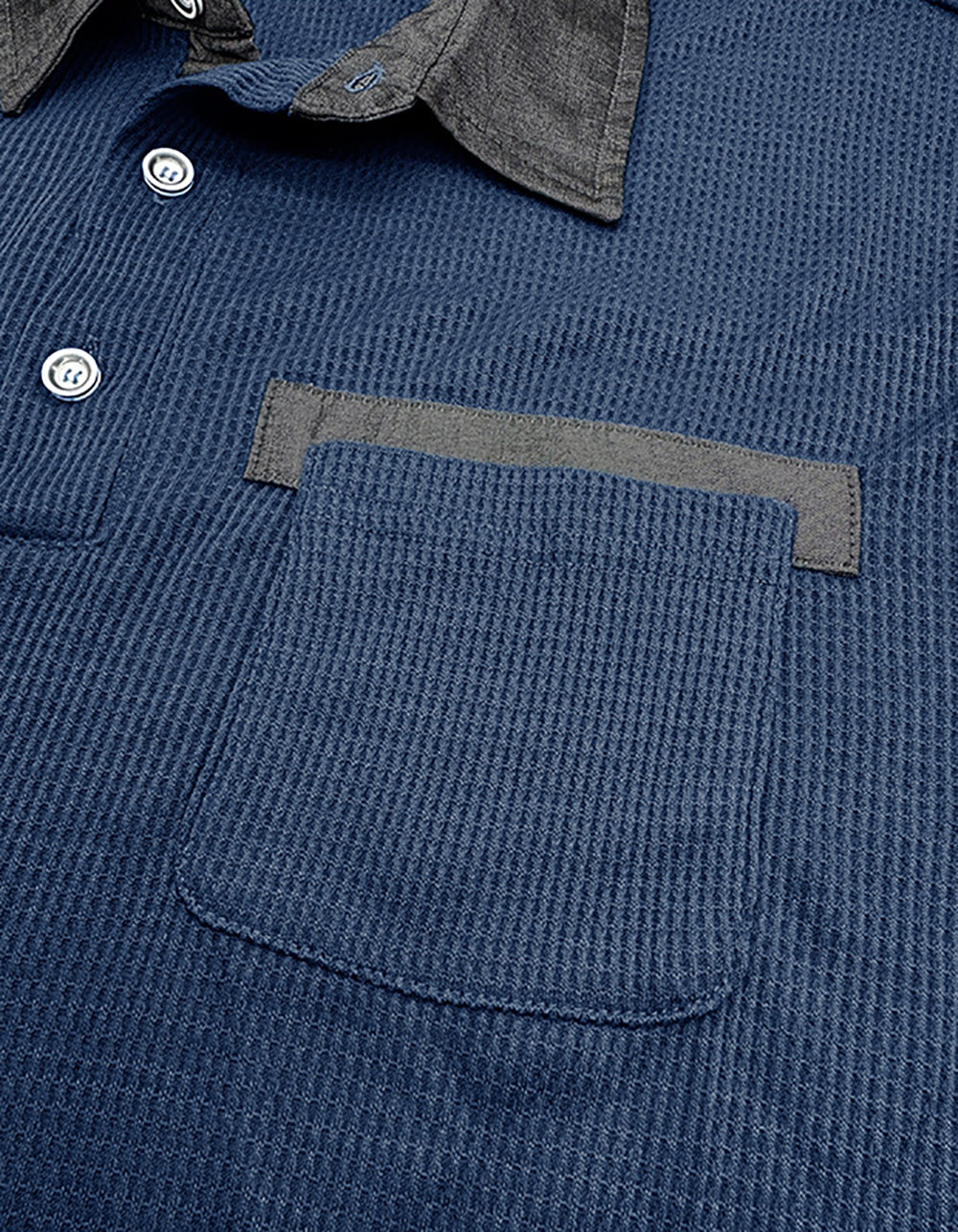 Men Polo Collar T-shirt