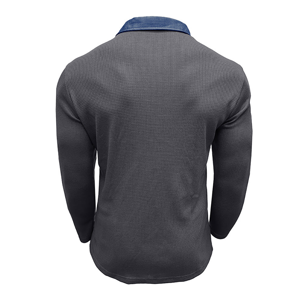 Men Polo Collar T-shirt