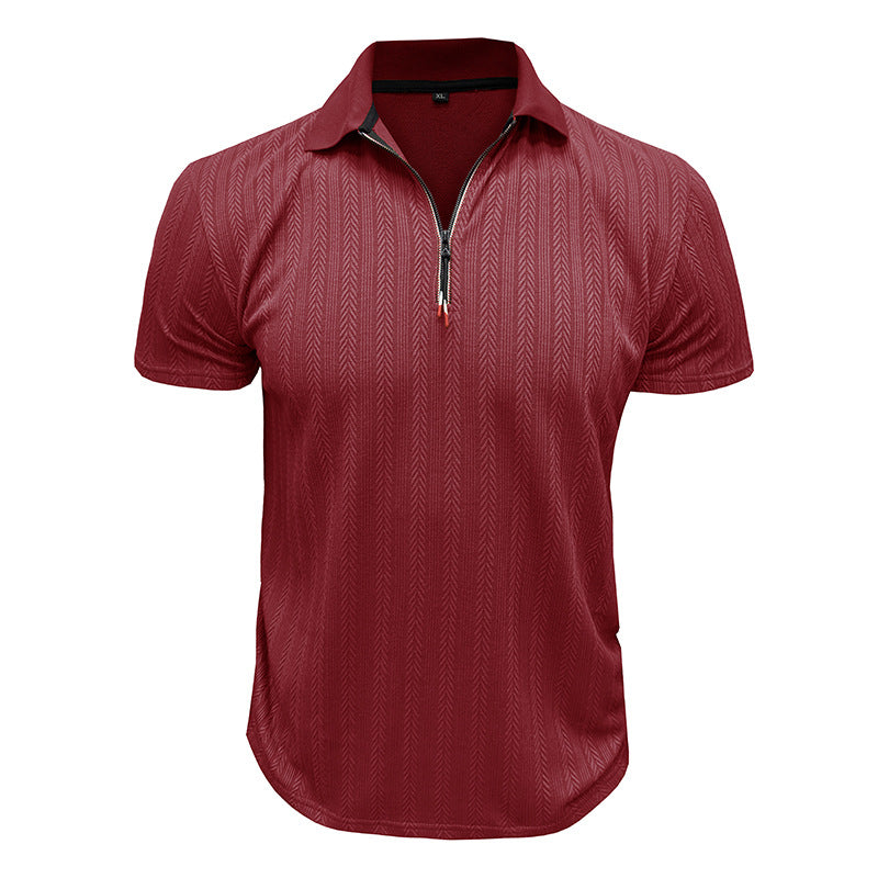 Regular Fit Polo Collar Tshirt