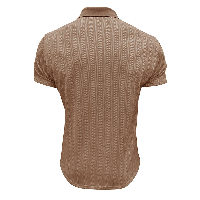 Regular Fit Polo Collar Tshirt