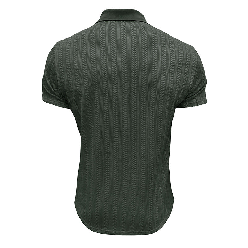 Regular Fit Polo Collar Tshirt