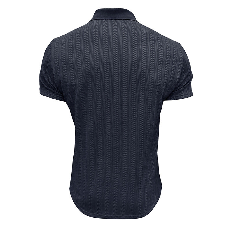 Regular Fit Polo Collar Tshirt