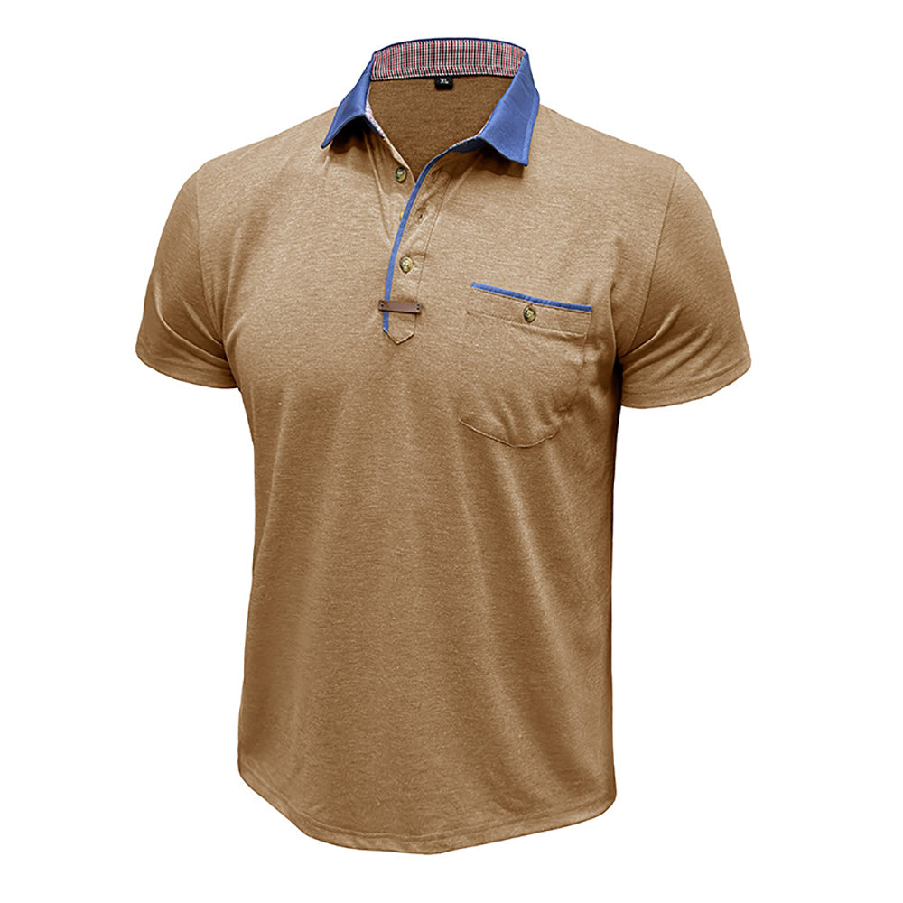 Men Polo Collar T-shirt