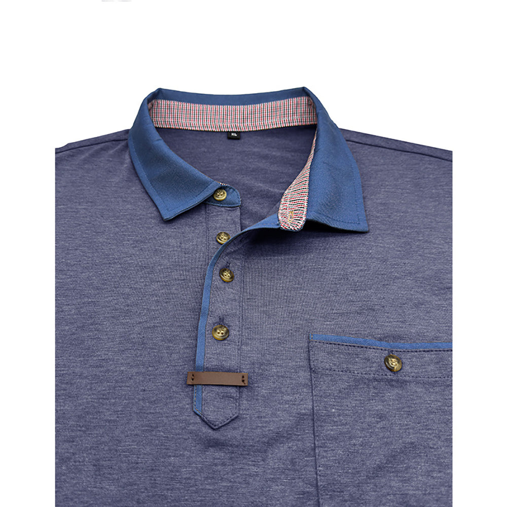 Men Polo Collar T-shirt
