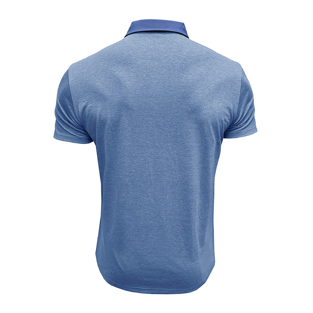 Men Solid Polo Collar T-shirt