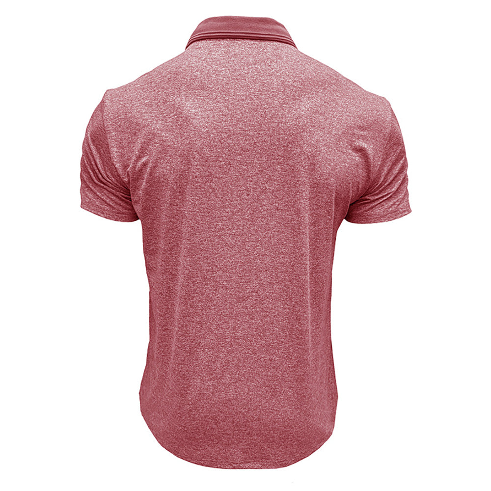 Men Solid Polo Collar T-shirt