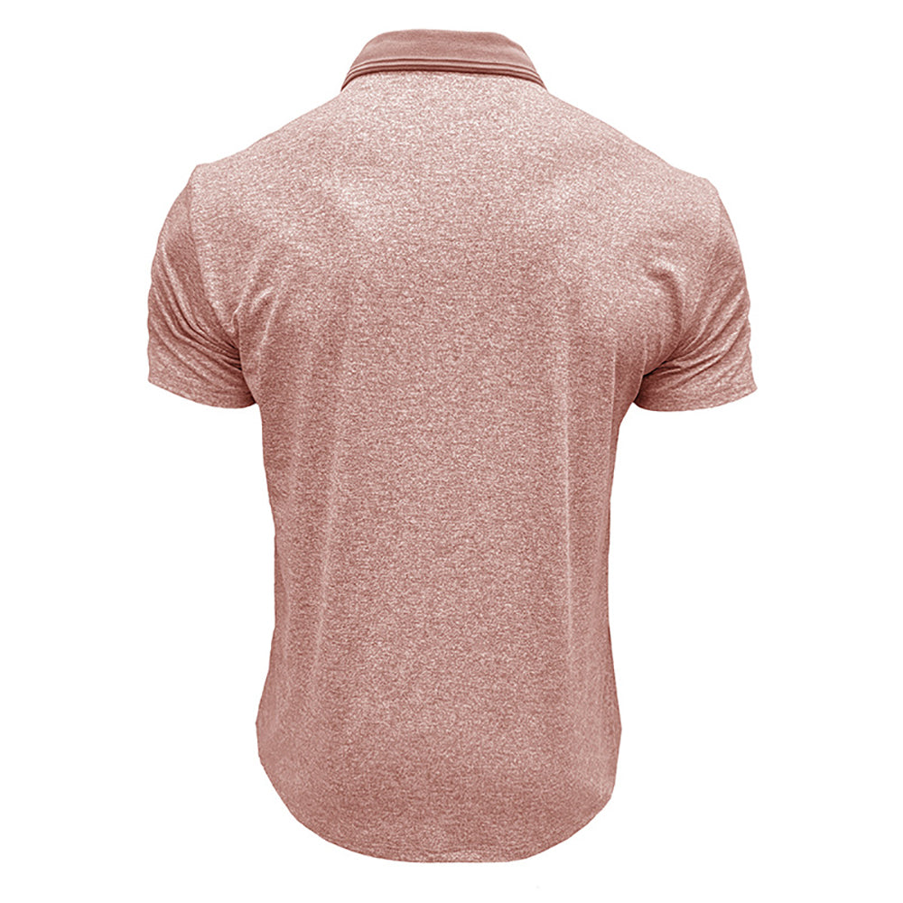 Men Solid Polo Collar T-shirt