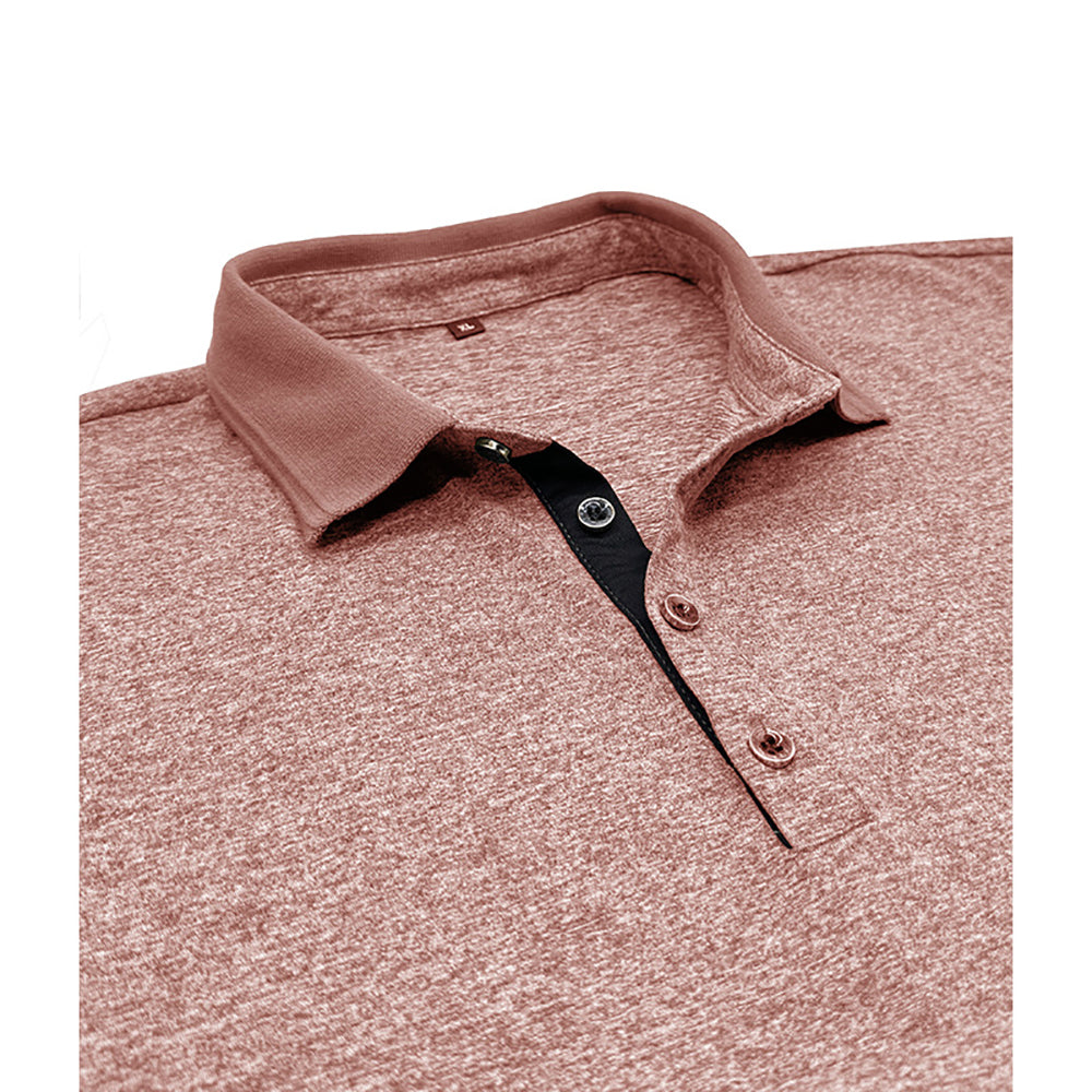 Men Solid Polo Collar T-shirt