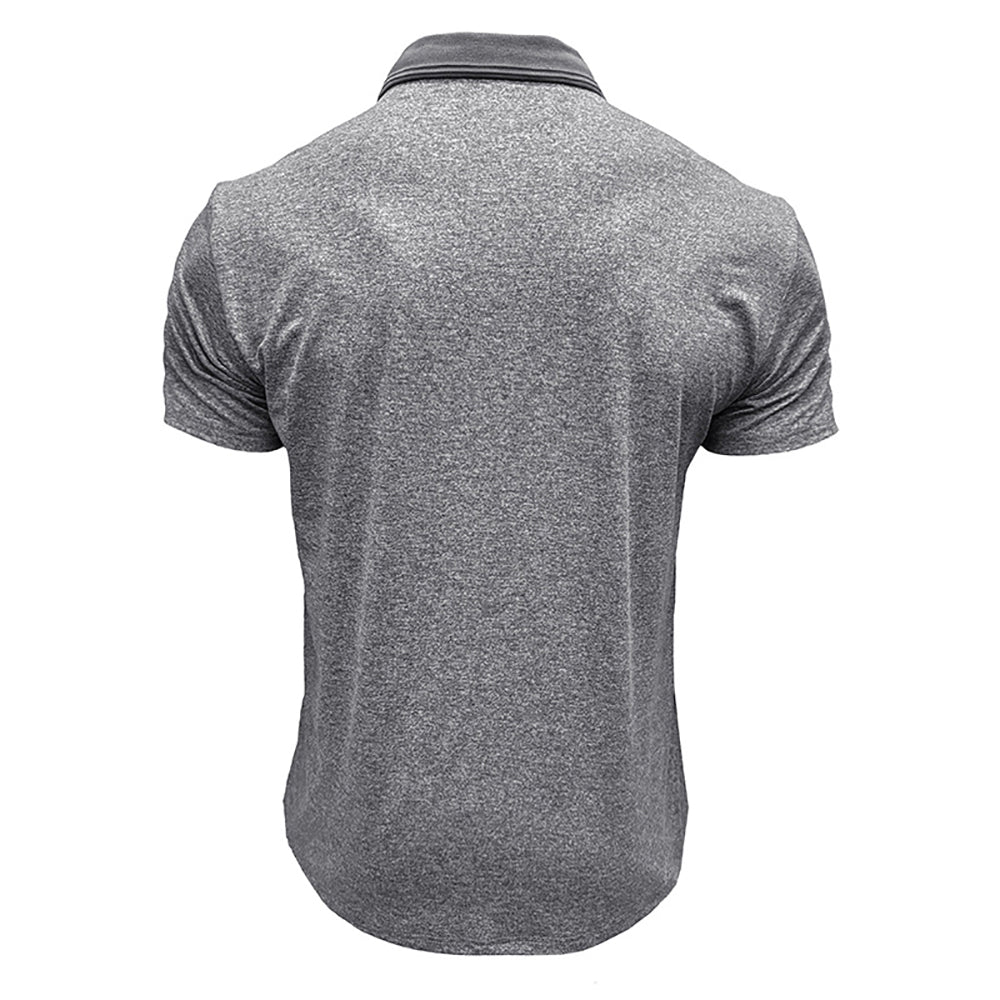 Men Solid Polo Collar T-shirt