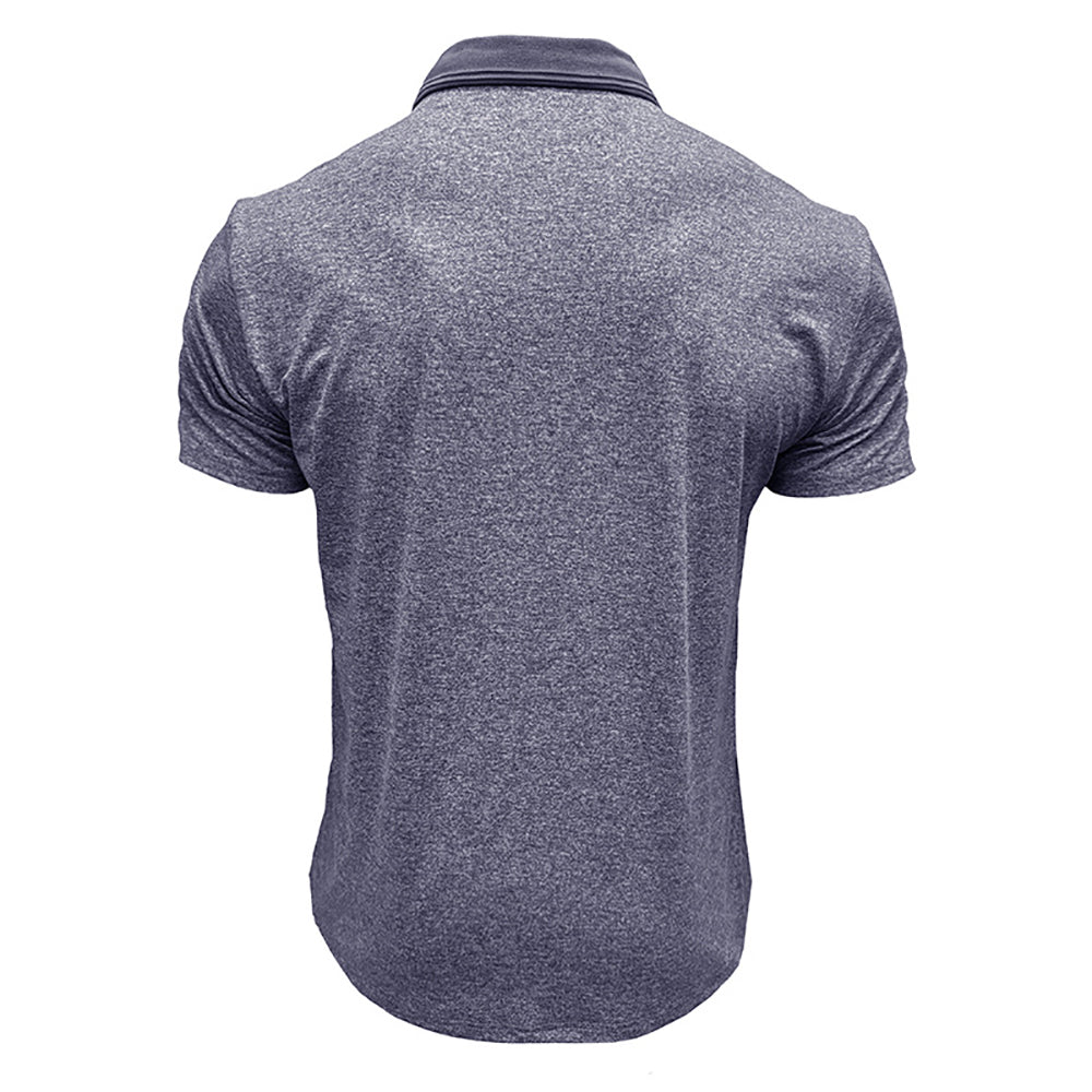 Men Solid Polo Collar T-shirt