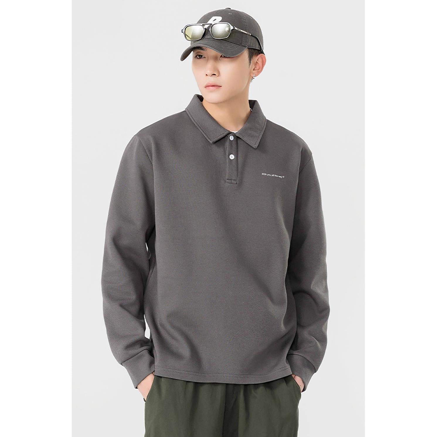 Men Solid Polo Collar Regular Fit T-shirt