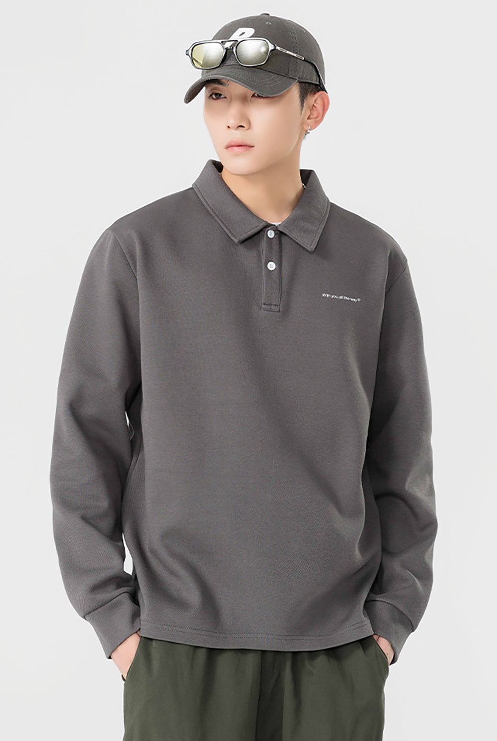 Men Solid Polo Collar Regular Fit T-shirt