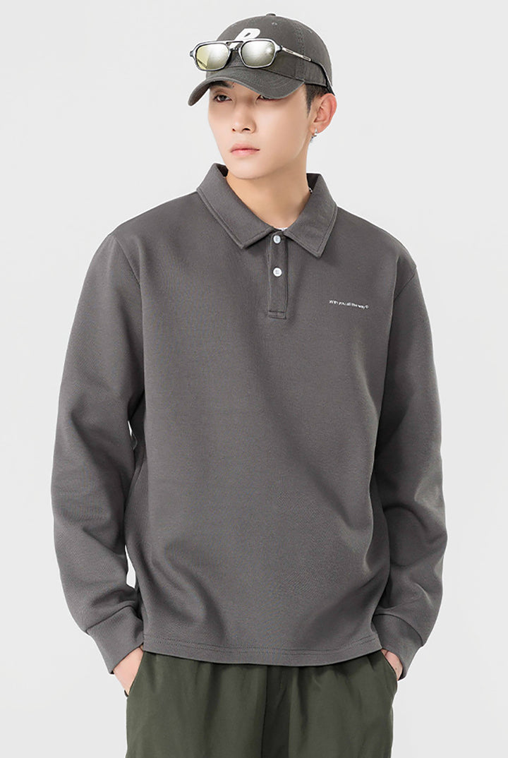 Men Solid Polo Collar Regular Fit T-shirt