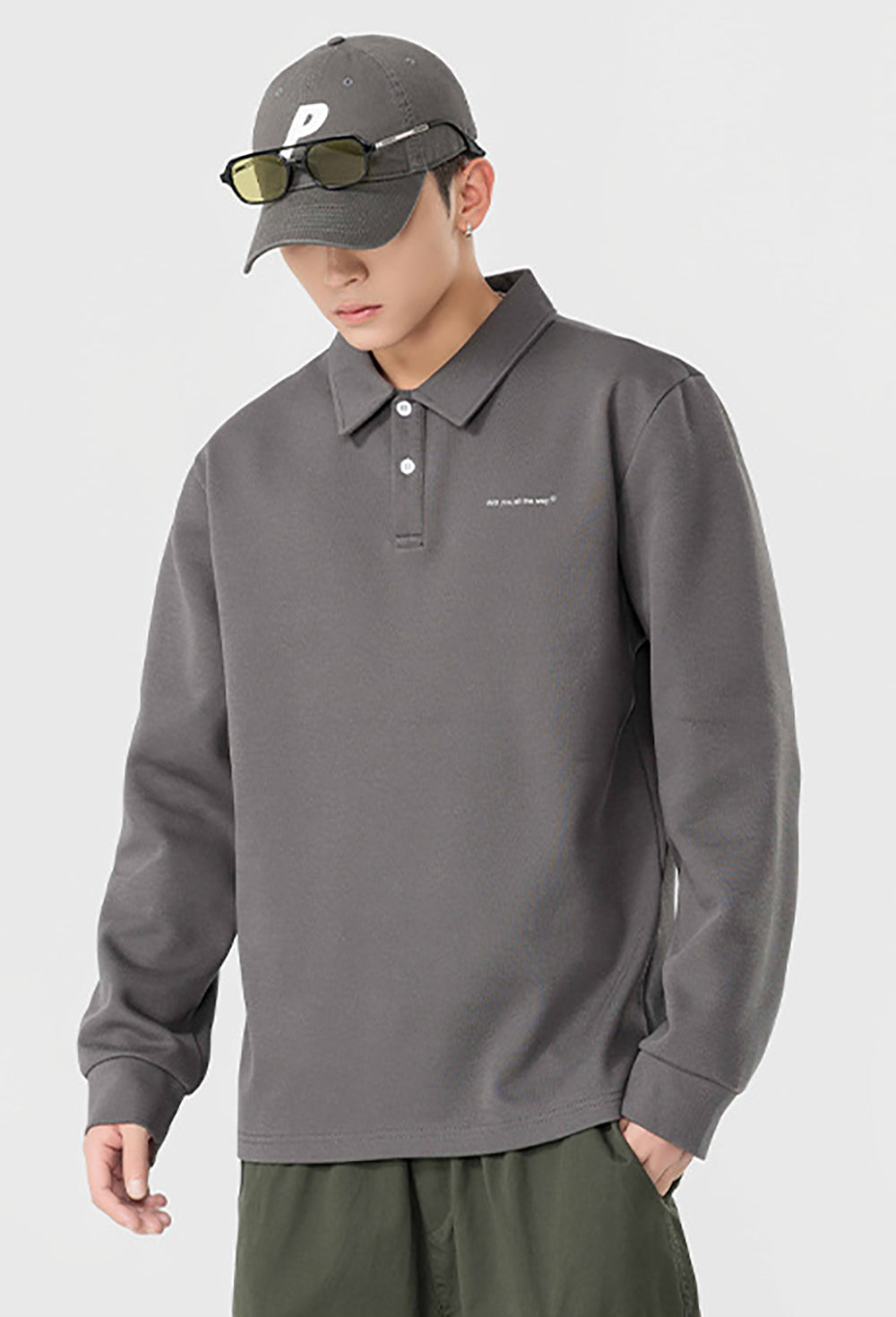 Men Solid Polo Collar Regular Fit T-shirt