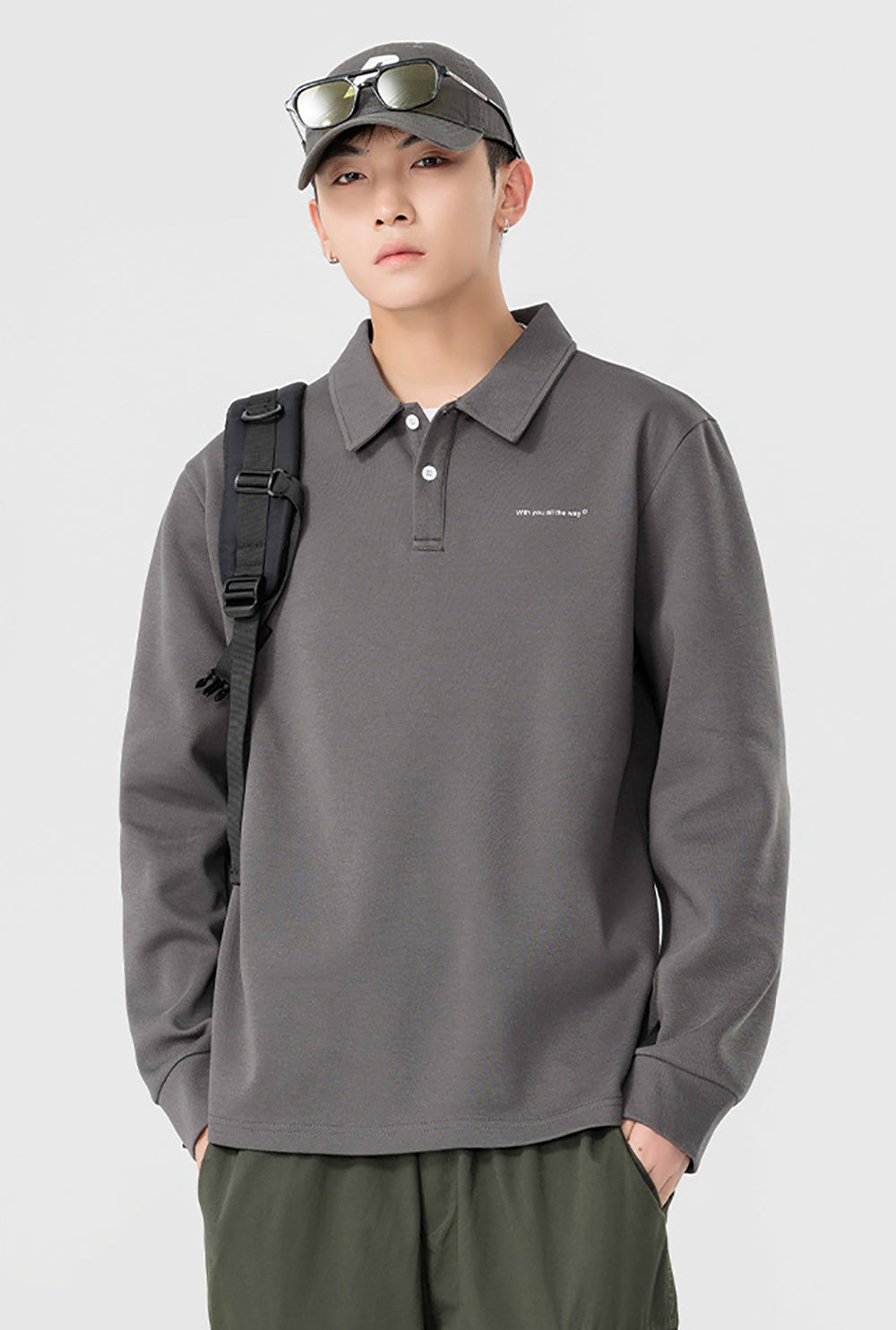 Men Solid Polo Collar Regular Fit T-shirt