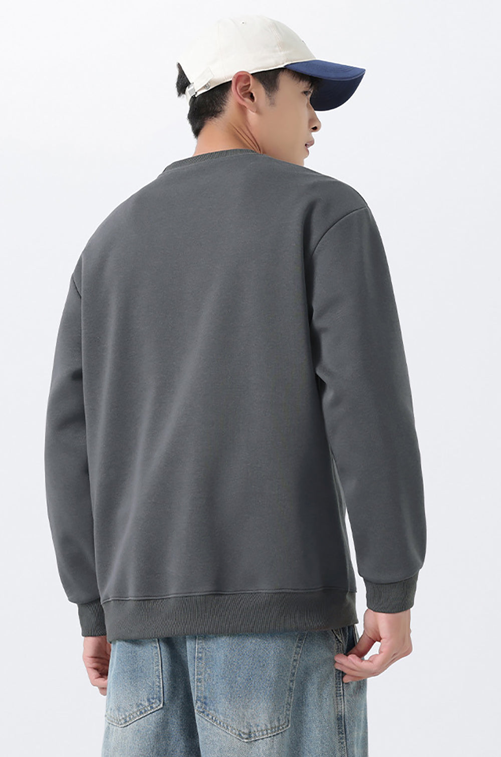 Men Cotton Typography Printed Sweatshirt