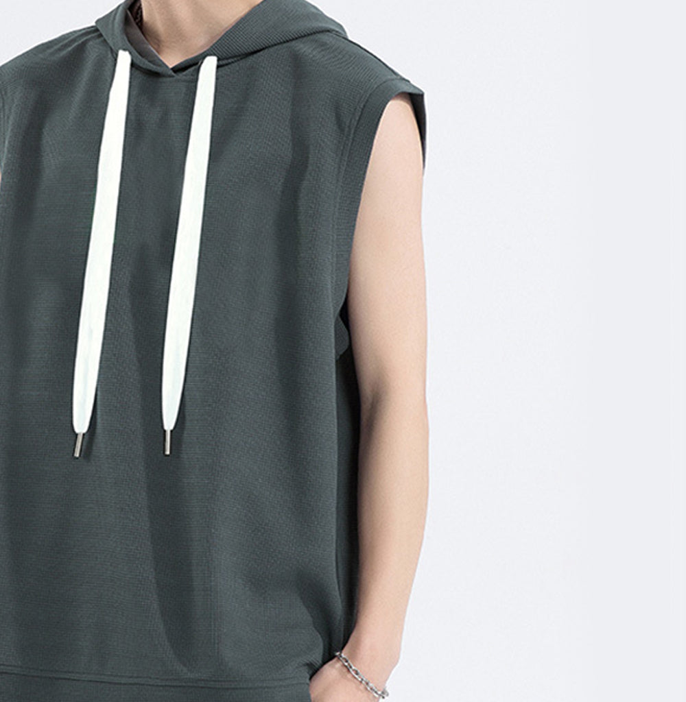 Men Solid Hooded  Relaxed Fit T-shirt