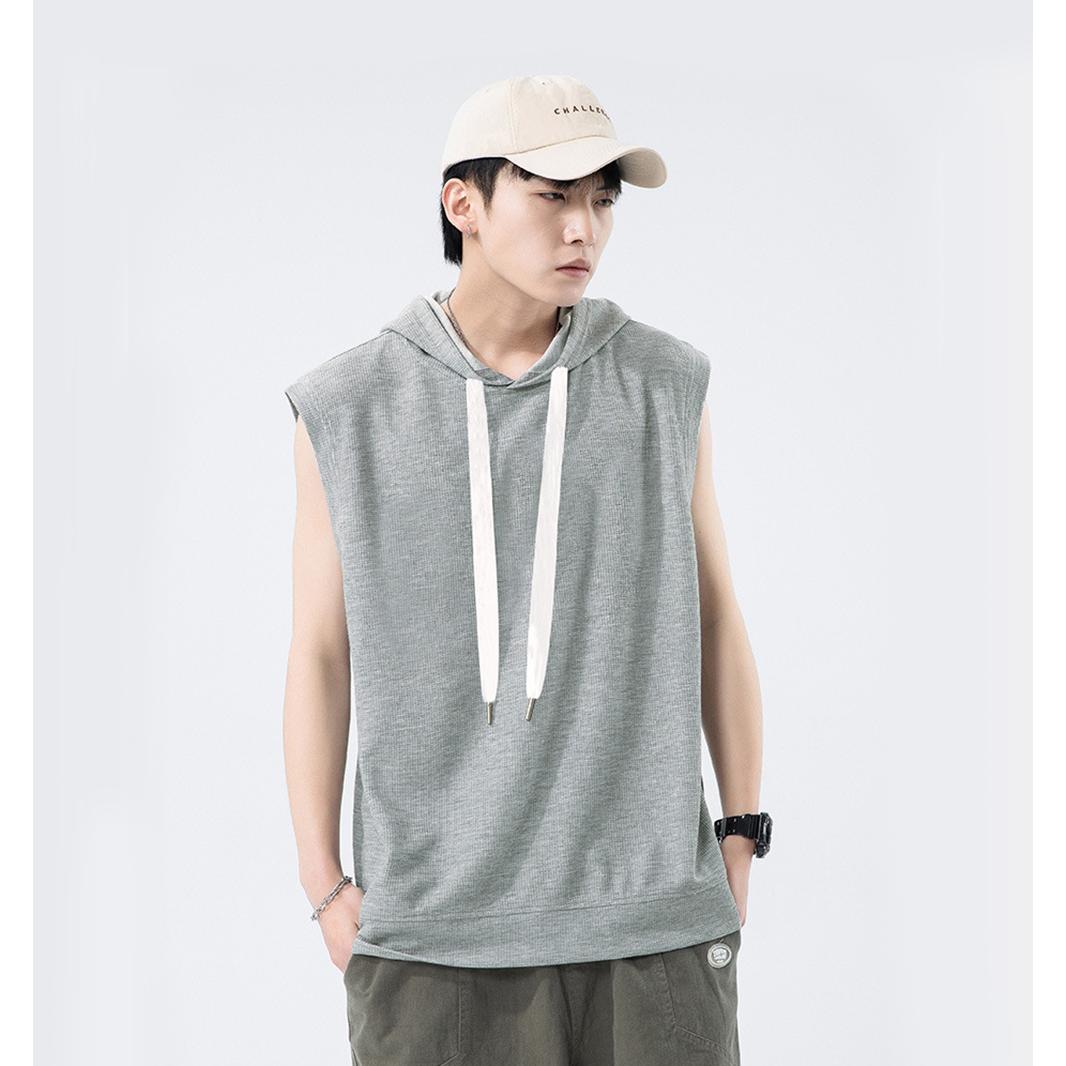 Men Solid Hooded  Relaxed Fit T-shirt