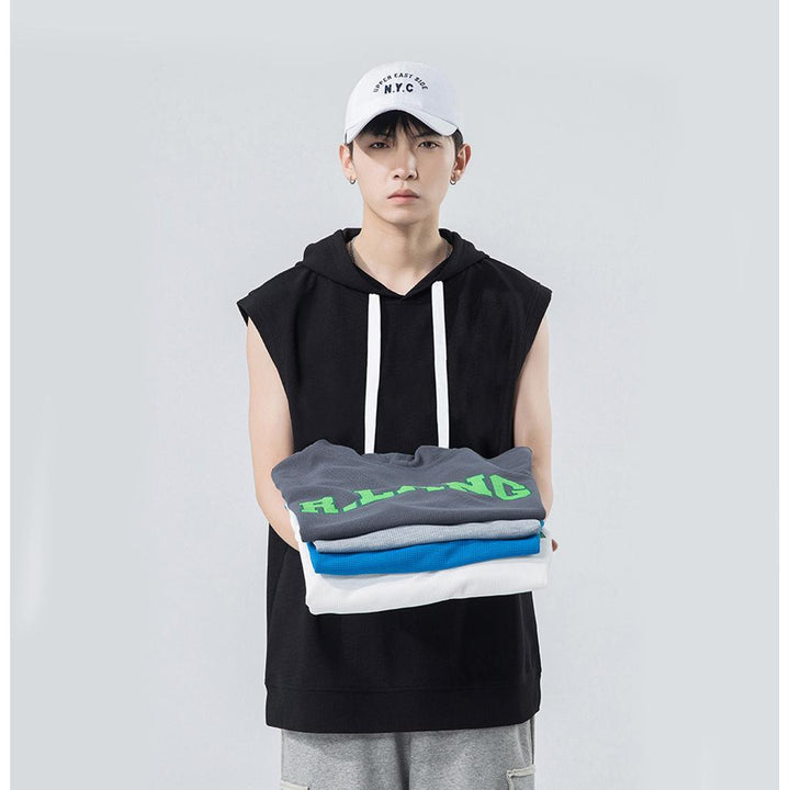 Men Solid Hooded  Relaxed Fit T-shirt