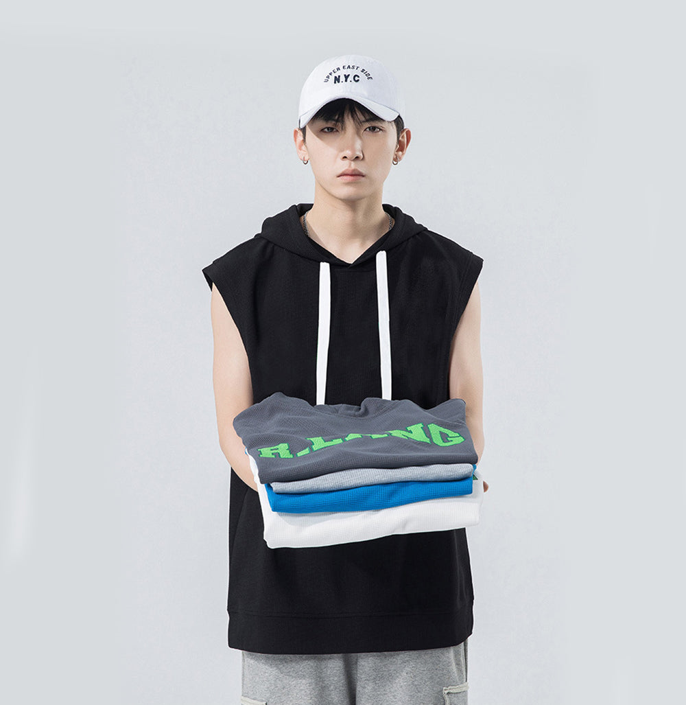 Men Solid Hooded  Relaxed Fit T-shirt