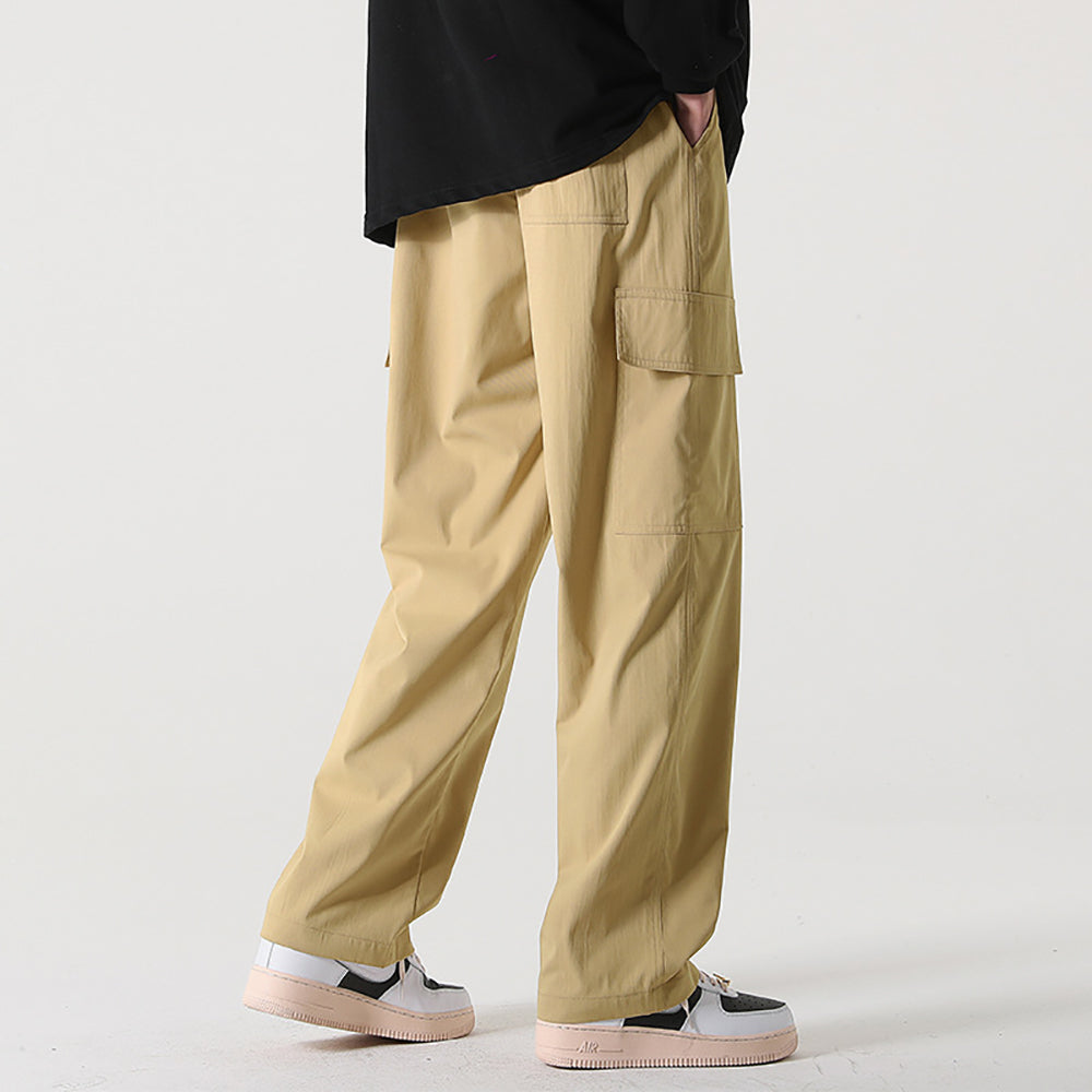 Men Mid-Rise Loose Fit Cargos Trousers