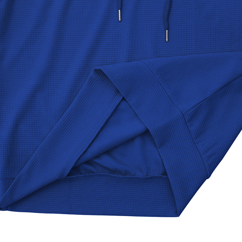 Men Solid Hooded T-shirt