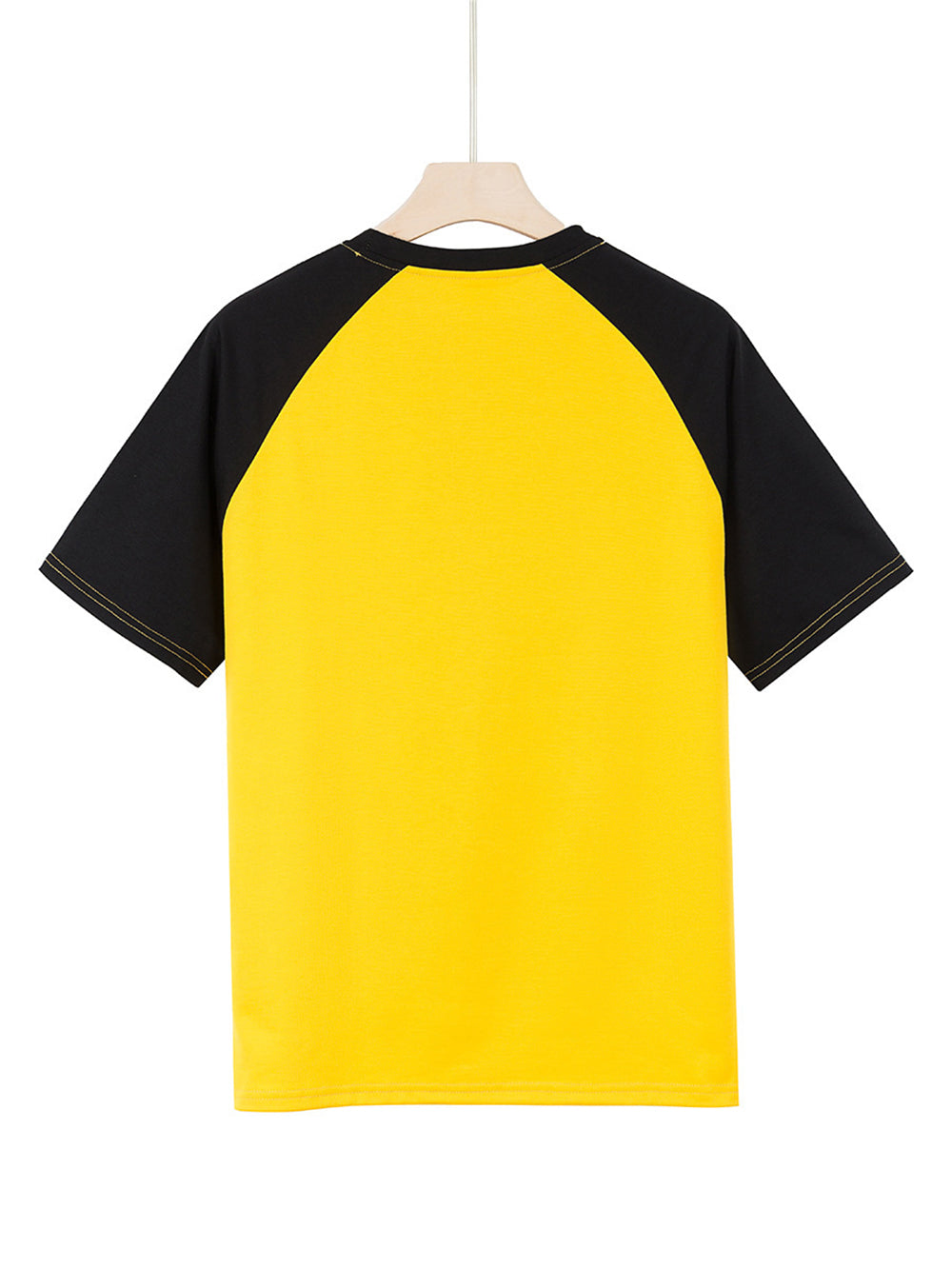 Men Striped Raw Edge T-shirt