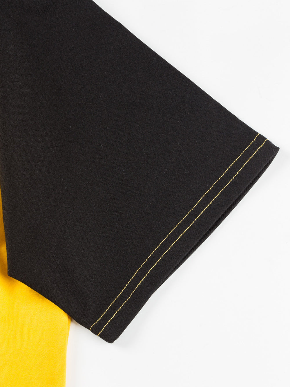 Men Striped Raw Edge T-shirt