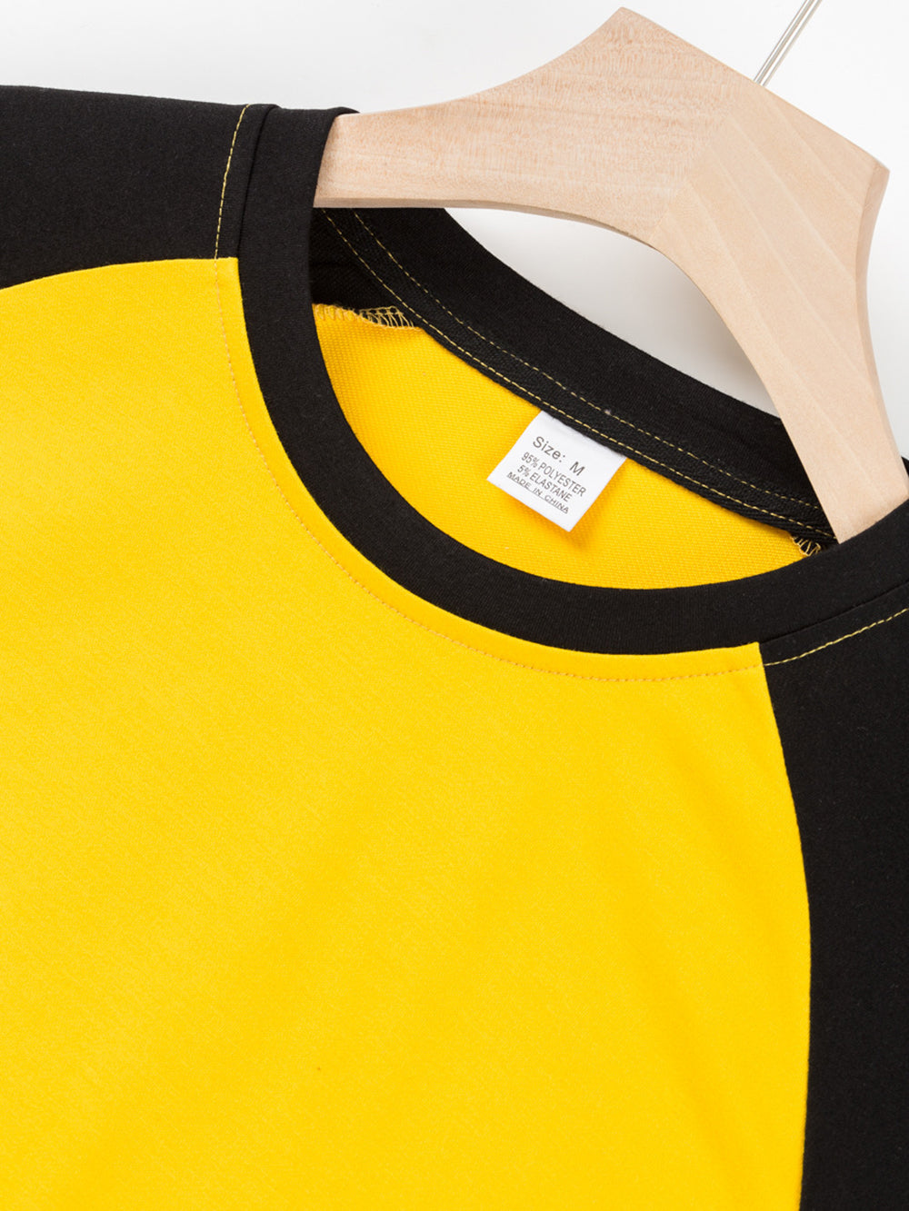 Men Striped Raw Edge T-shirt