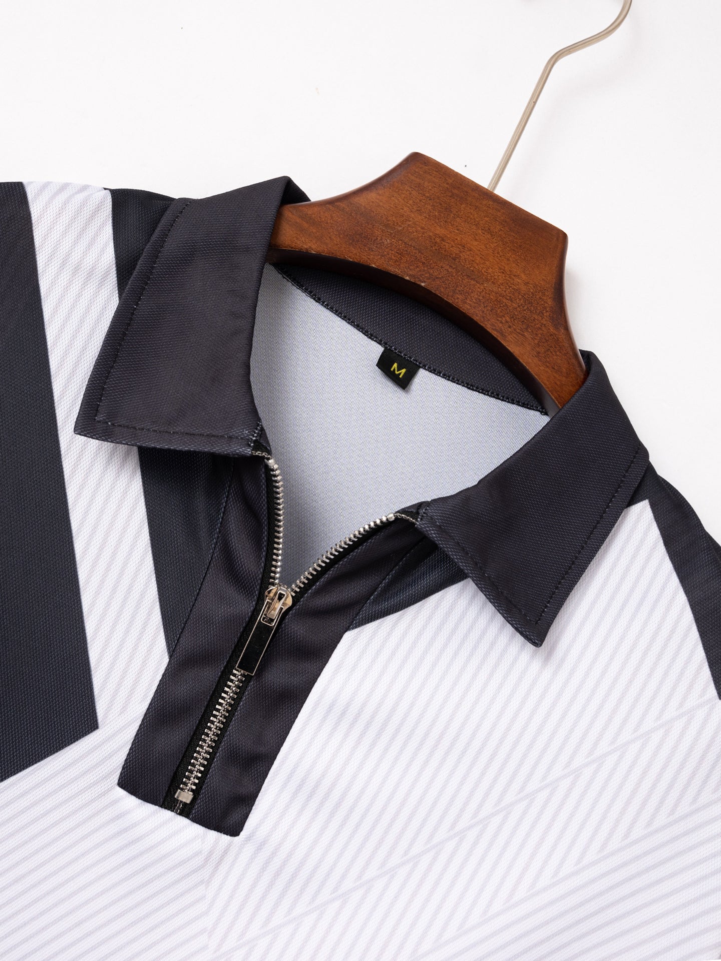 Men Colourblocked Polo Collar T-shirt