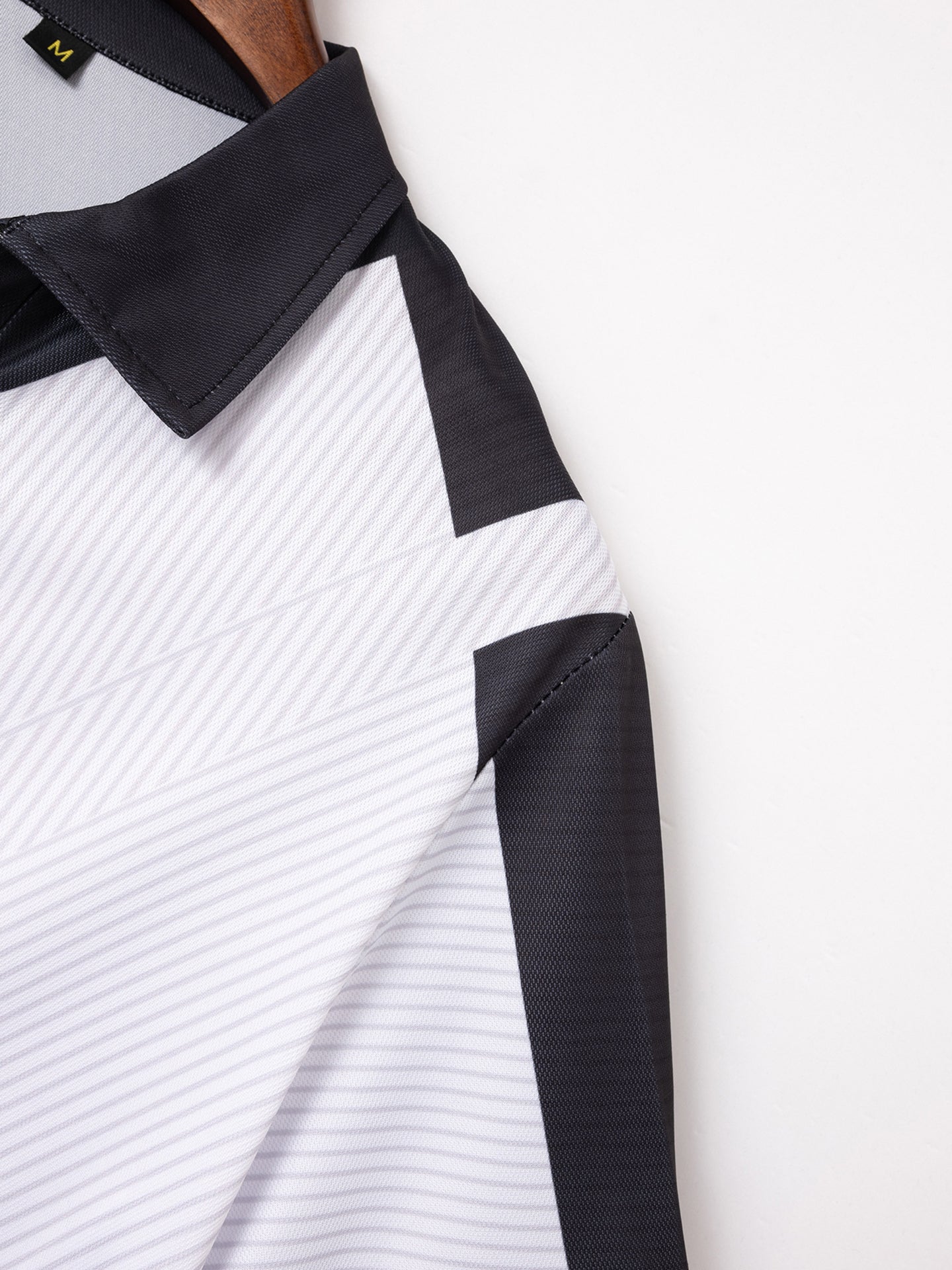 Men Colourblocked Polo Collar T-shirt