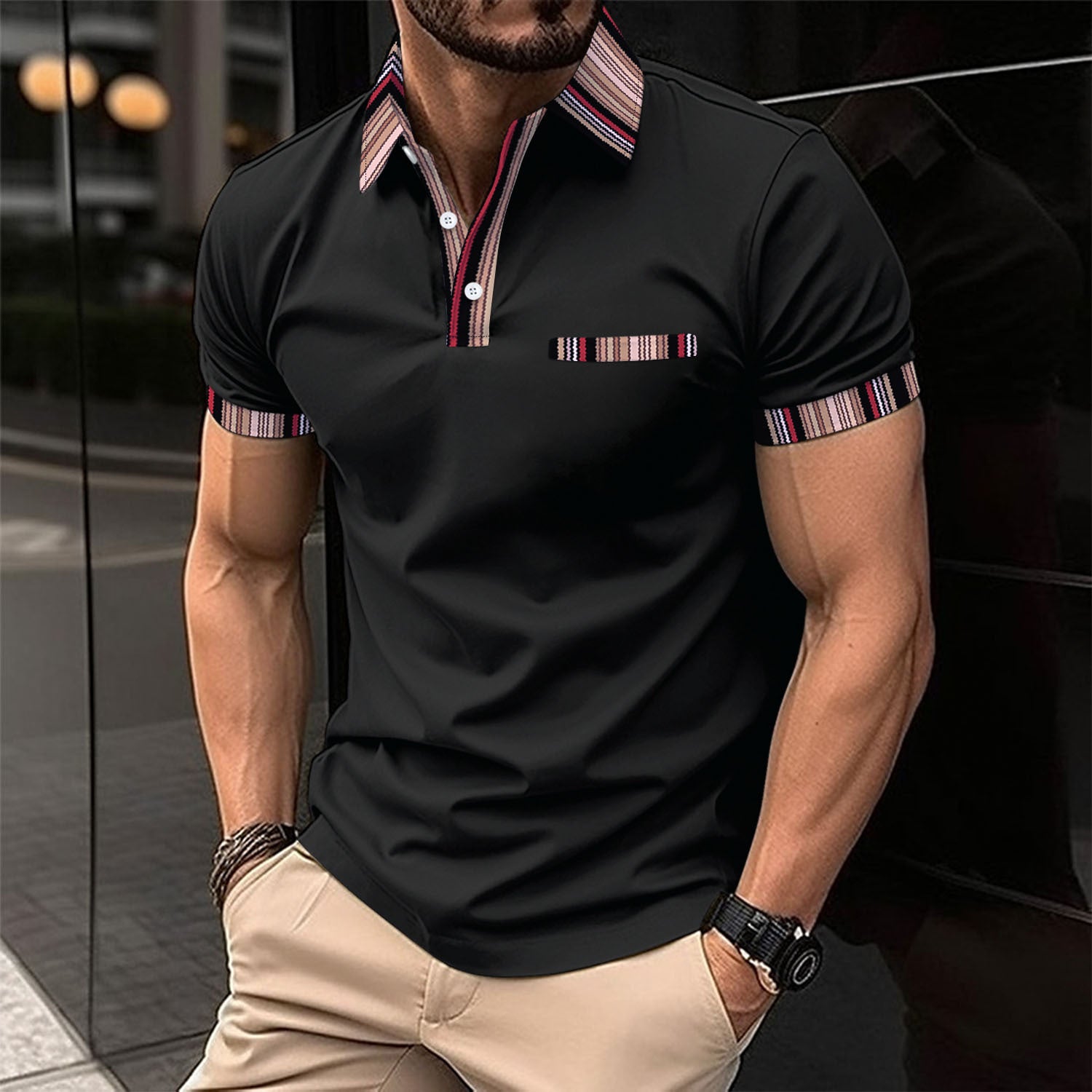 Polo Collar Regular Fit T-shirt
