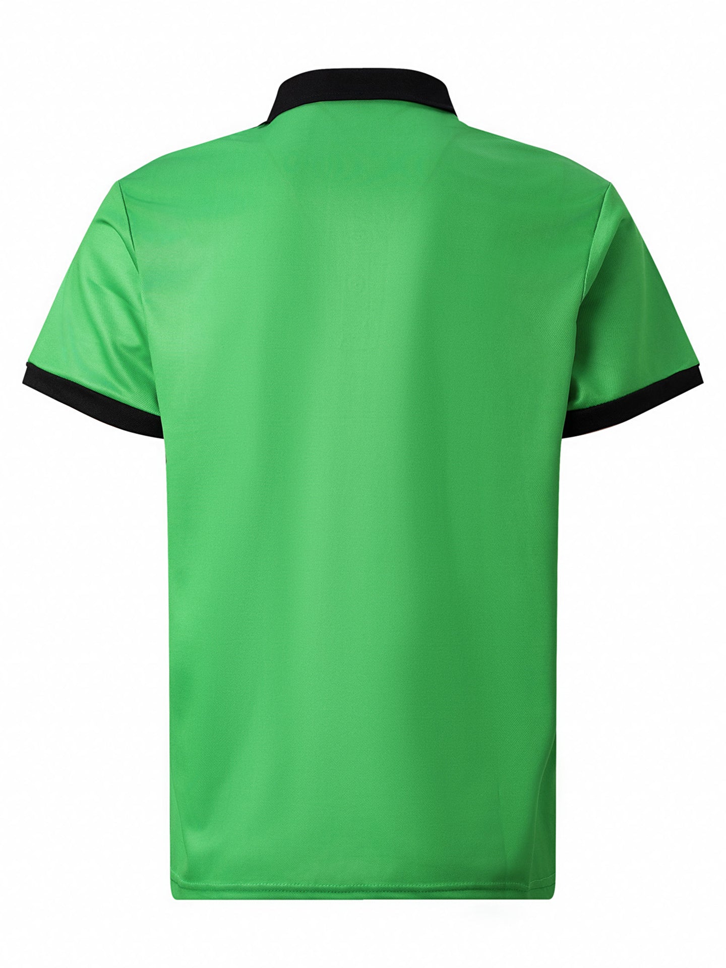 Men Striped Polo Collar T-shirt