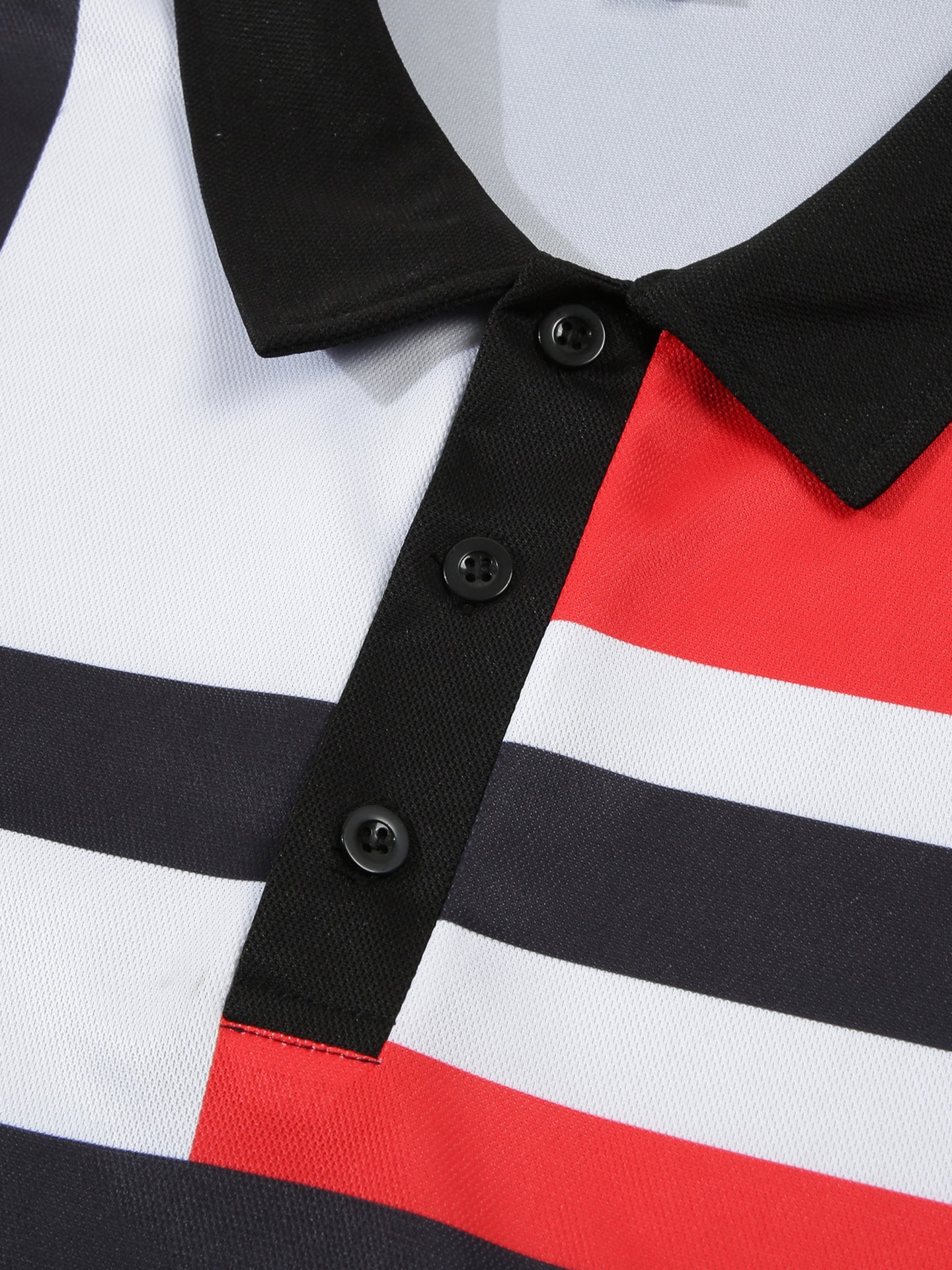 Men Colourblocked Polo Collar T-shirt