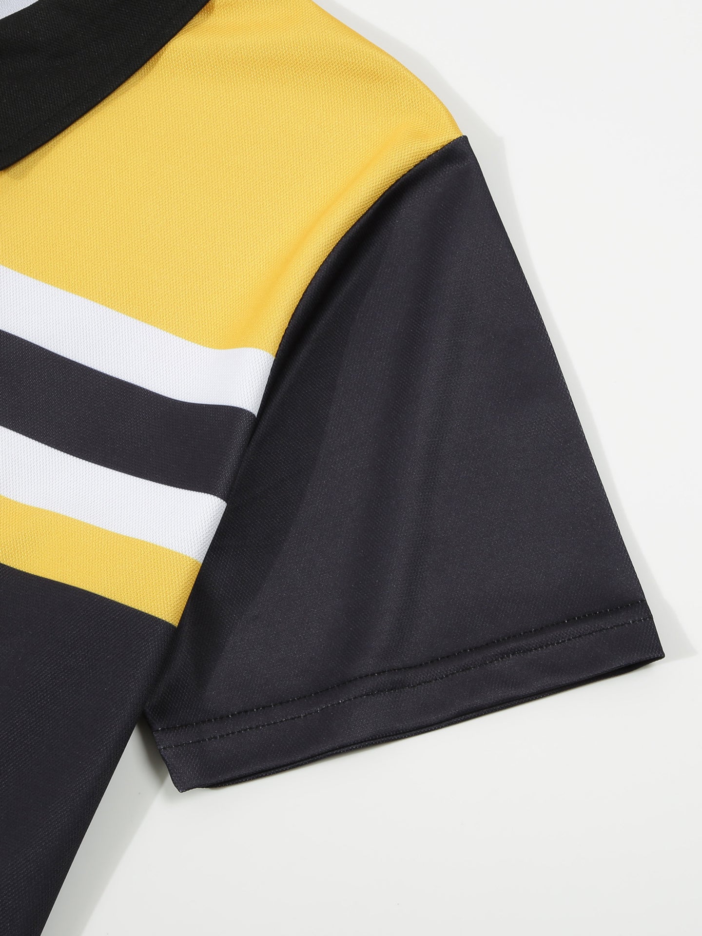 Men Colourblocked Polo T-shirt