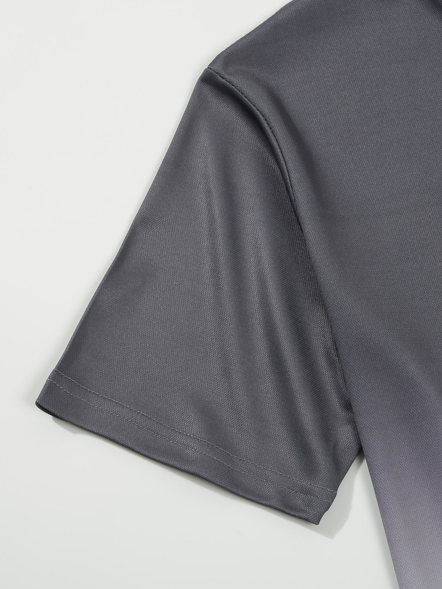 Men Dyed Polo Collar Slim Fit T-shirt