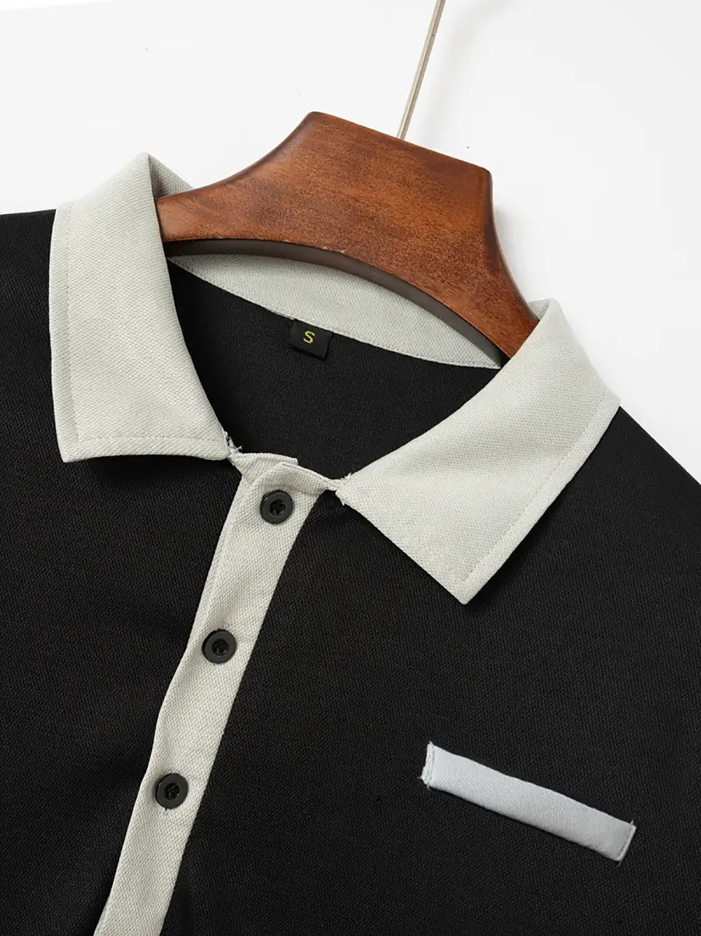 Men Solid Polo Collar T-shirt