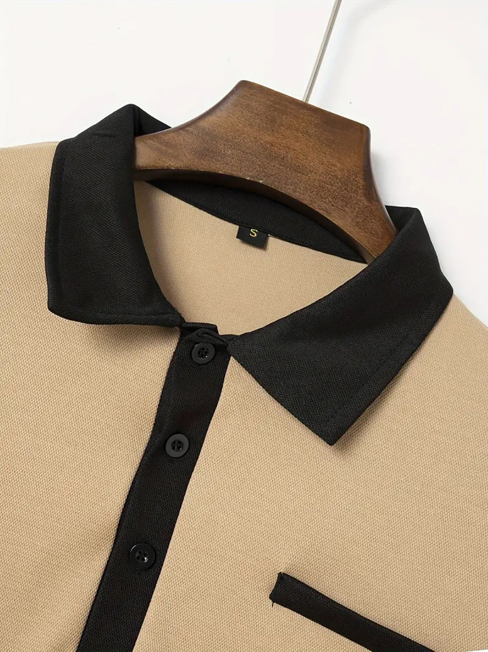 Men Solid Polo Collar T-shirt