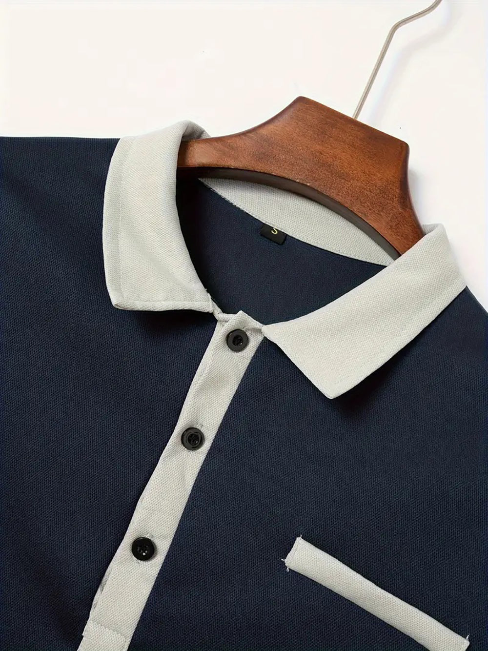 Men Solid Polo Collar T-shirt