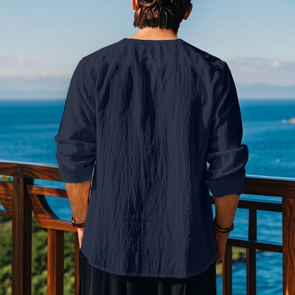 Men V-Neck T-shirt