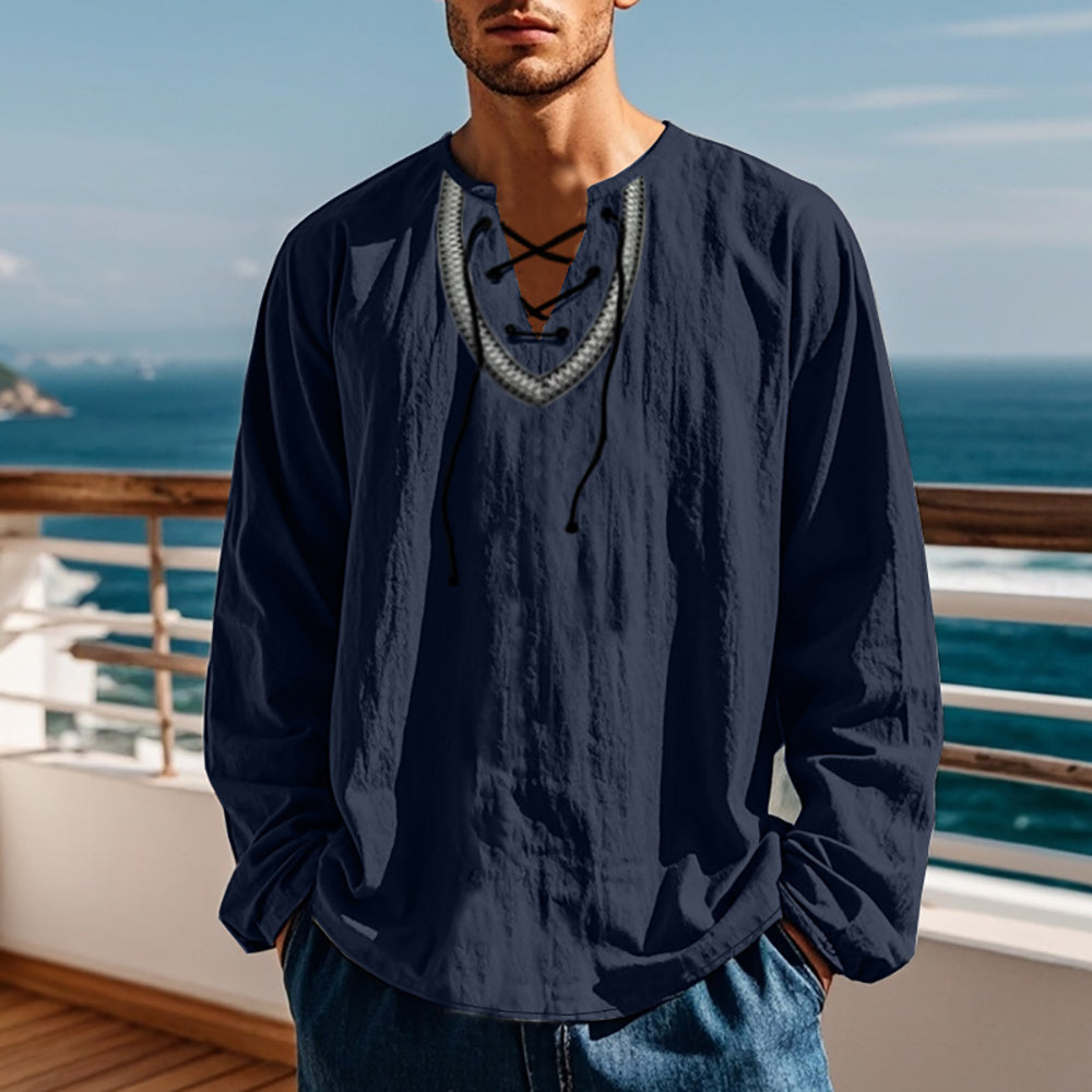 Men V-Neck T-shirt