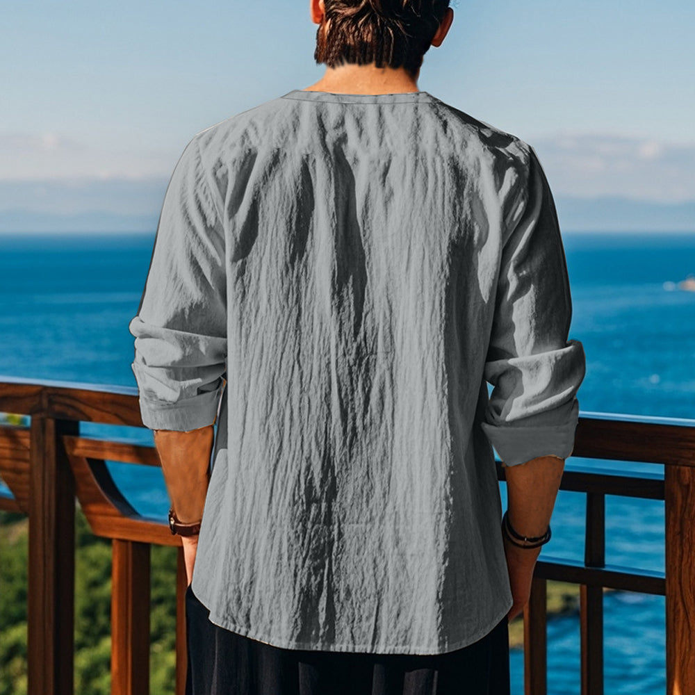 Men V-Neck T-shirt