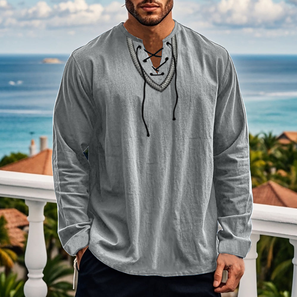 Men V-Neck T-shirt