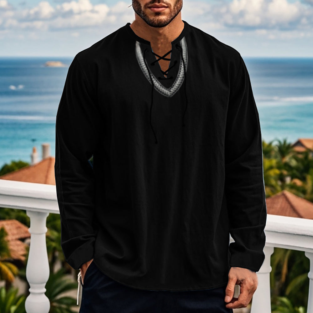 Men V-Neck T-shirt