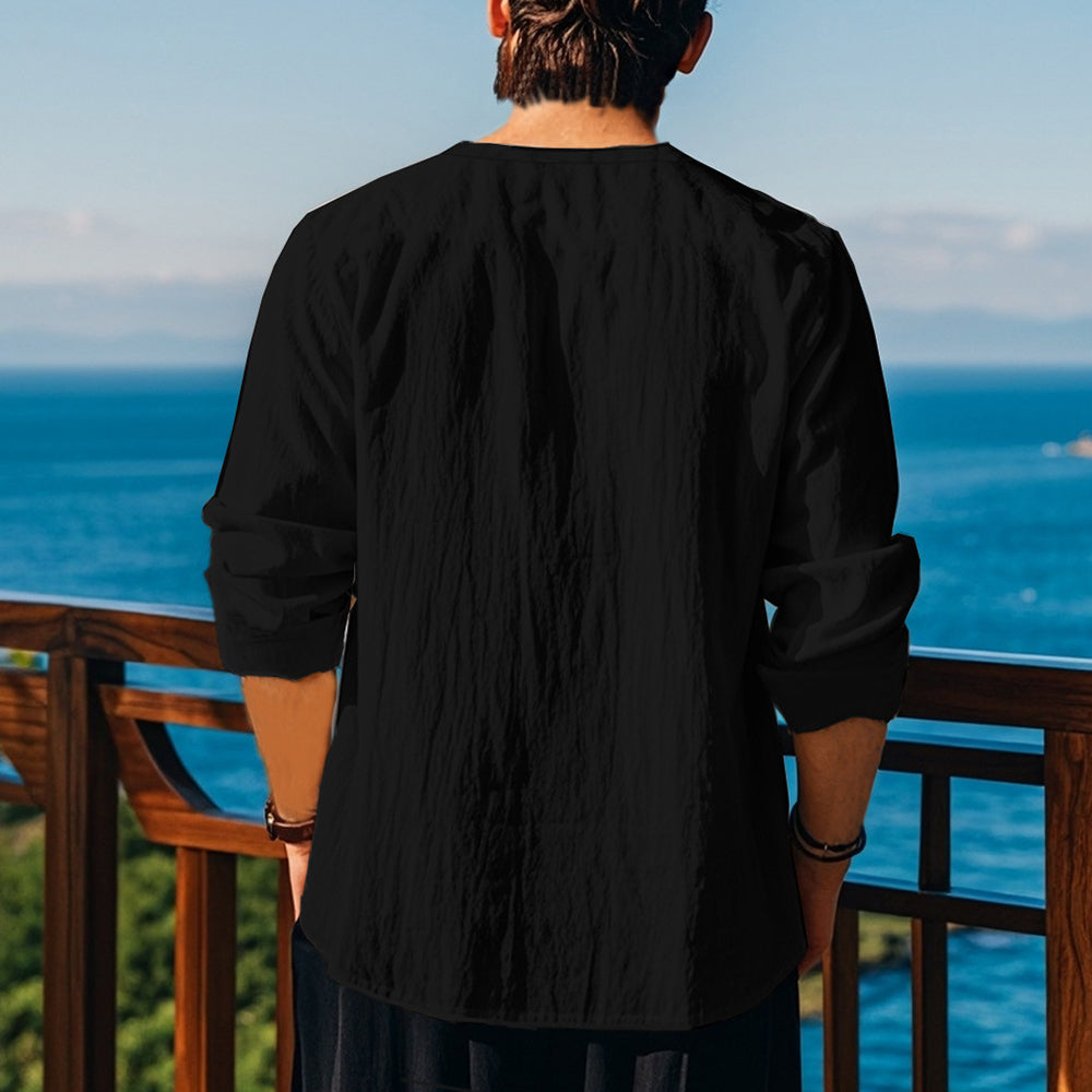 Men V-Neck T-shirt