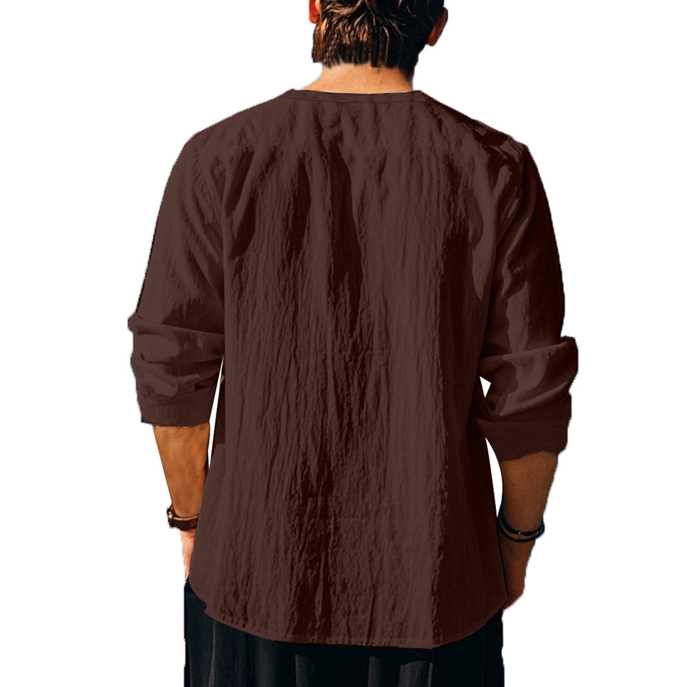 Men V-Neck T-shirt