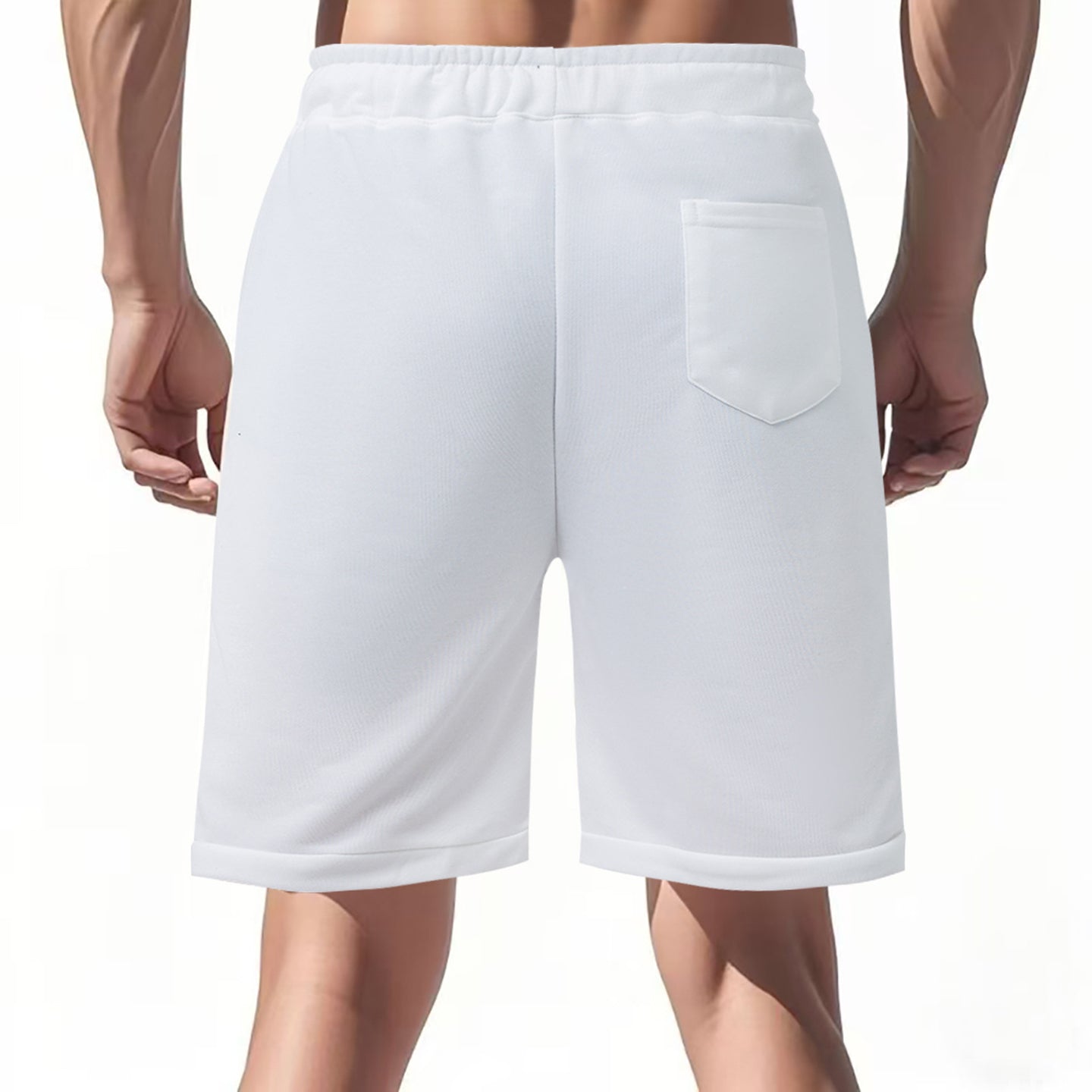 Men Mid-Rise Distressed Shorts