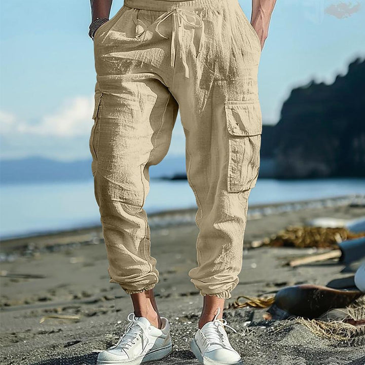 Men Loose Fit Joggers Trousers