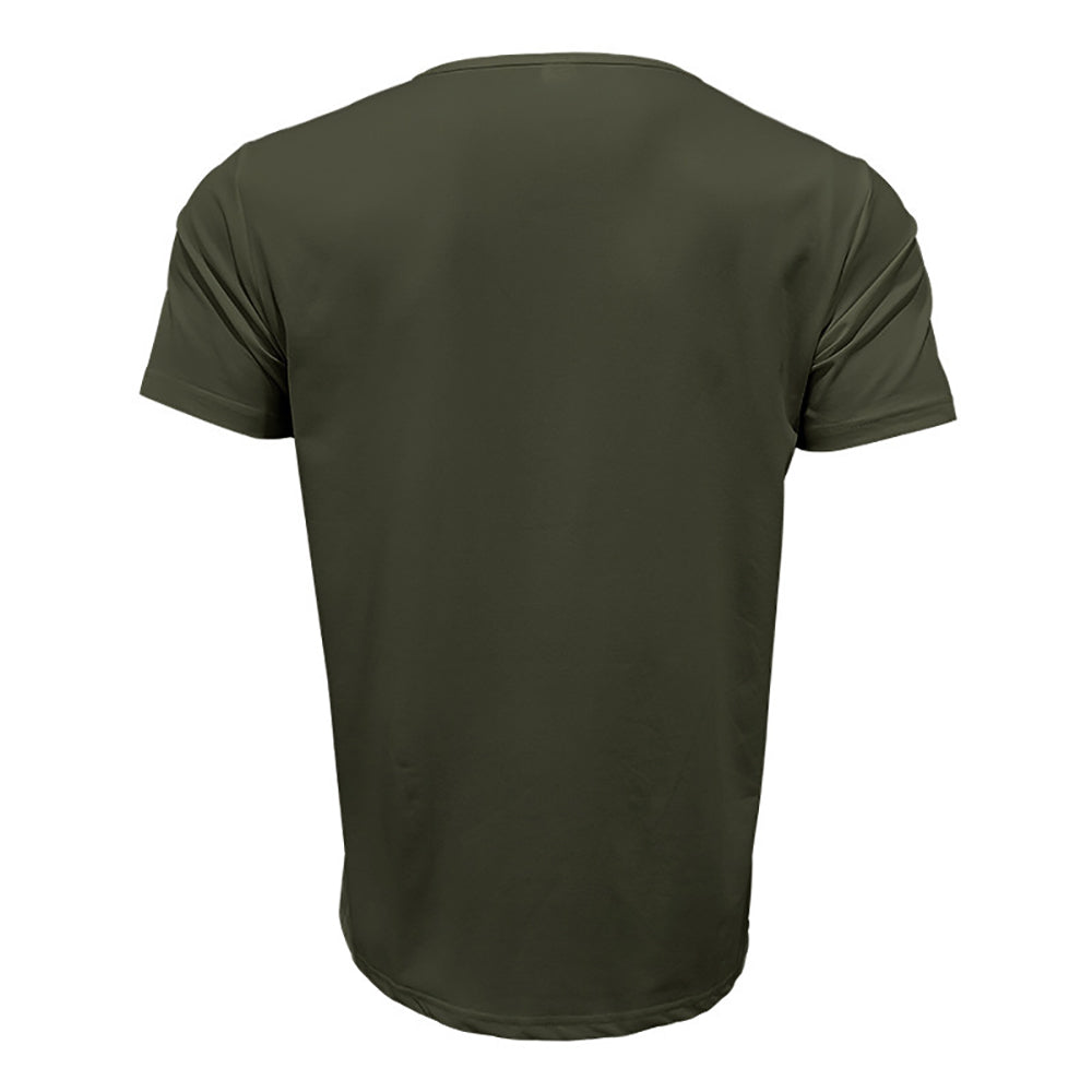 Men Solid Henley Neck T-shirt